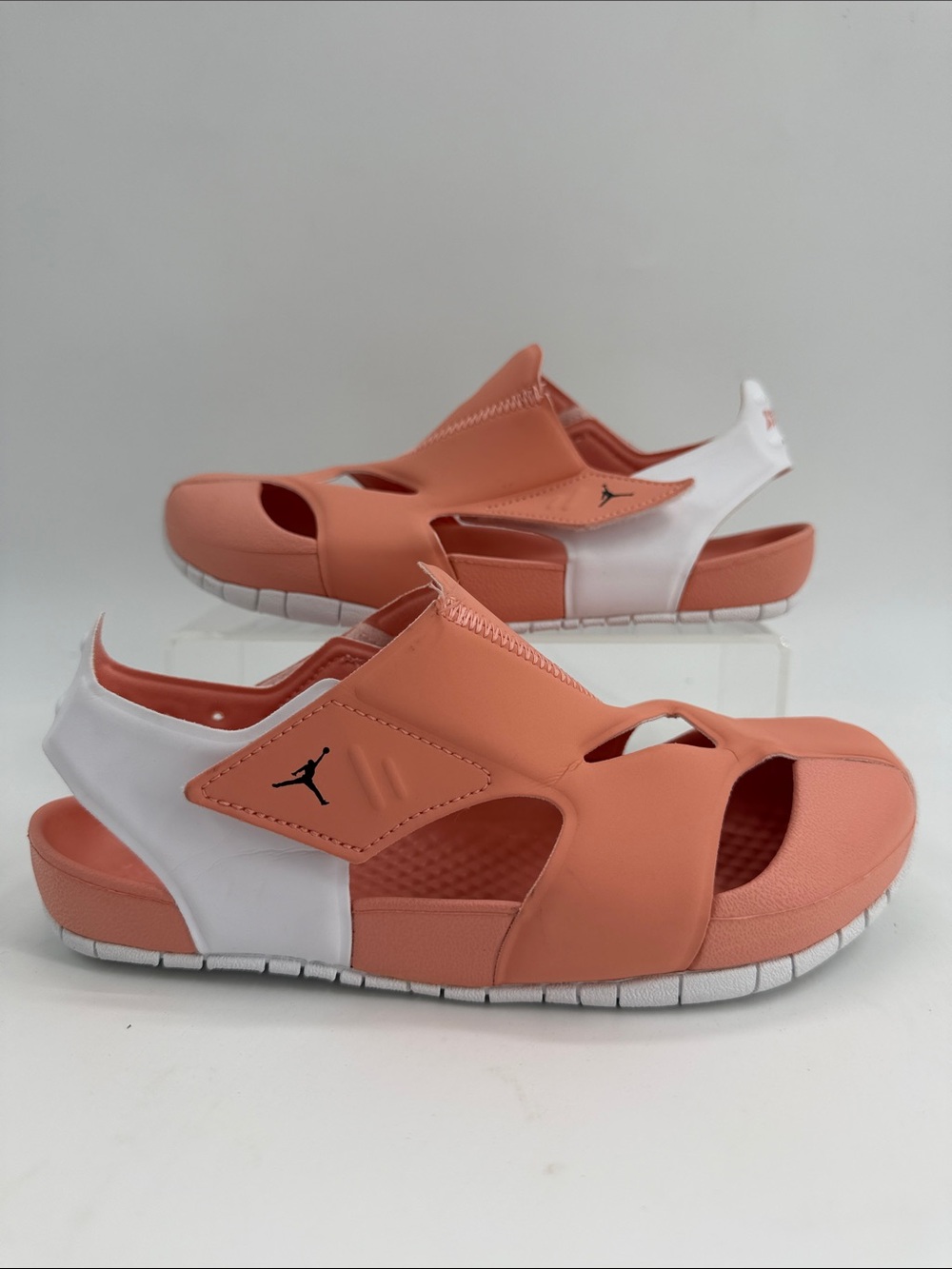 Air Jordan Flare Girls Size 3 "Light Madder Root" Water Sandal Sneaker